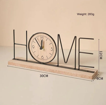 Adorno de Reloj de Mesa Decorativo