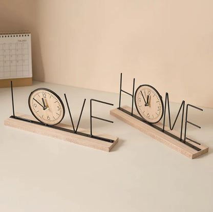 Adorno de Reloj de Mesa Decorativo