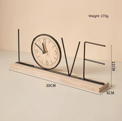 Adorno de Reloj de Mesa Decorativo