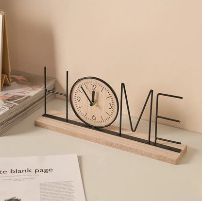 Adorno de Reloj de Mesa Decorativo