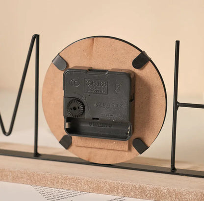 Adorno de Reloj de Mesa Decorativo
